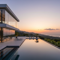 Modern Glass Villa